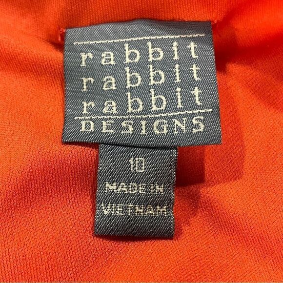 Button down floral blood orange short sleeve dress - Picture 11 of 15